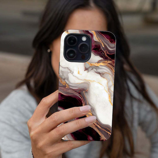 Carcasă Seria Sonique Marble pentru Google Pixel 8a 5g Bordeaux