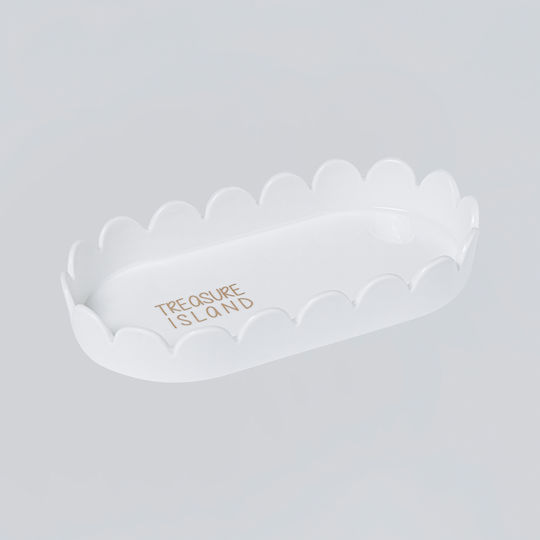 Raeder Porcelain Oval Decorative Tray 13x5.6x2cm