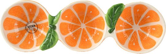 Kaemingk Ordnungshüter 3 Schlitze Orange W28xL8xH4cm 1Stück