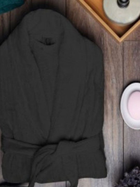 Pucioasa Bathrobe Black 420gr/m²
