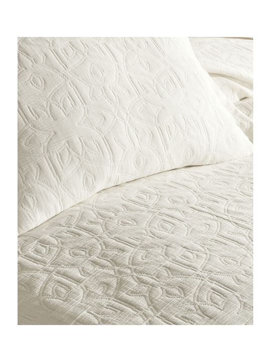 Şaheser Lucette Module Cuvertură Extra-dublu Cremă 240x260cm 3buc