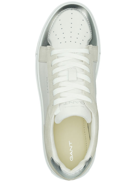 Julice Damen Sneakers White-silver