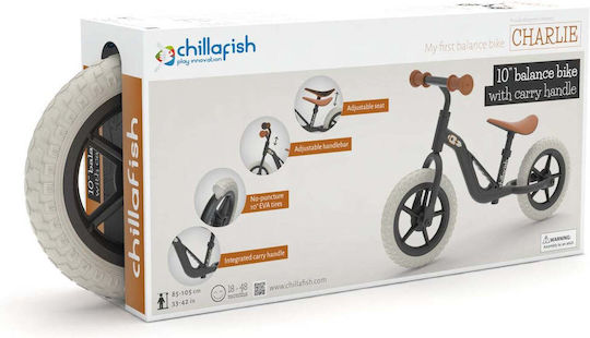 Chillafish Kids Balance Bike Charlie Black