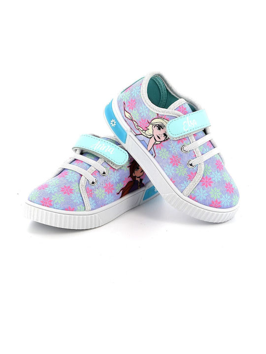 Frozen Παιδικά Sneakers με Φωτάκια Πολύχρωμα