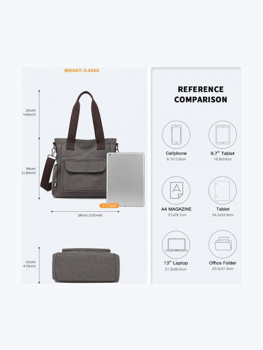 Damentasche Tote Handtasche Gray