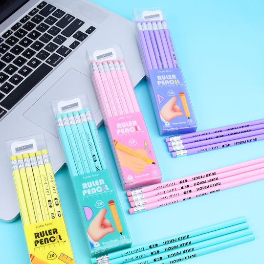 Ruler Set 12 Pencil Hb Eraser