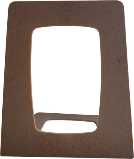 Suport pentru cărți din plastic PVC bej 14x18x16