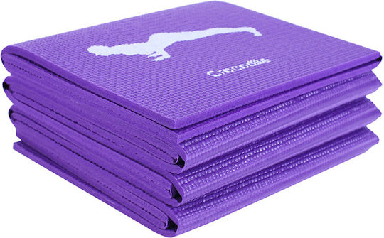 Xmart Αναδιπλούμενο Στρώμα Γυμναστικής Pilates Μωβ (173x61cm)