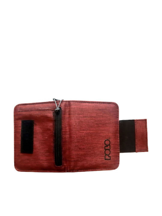 Men's Wallet Cards with RFID Burgundy