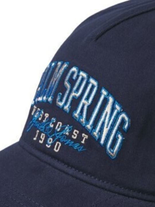 Jack & Jones Palarii copii Jockey Tesatura Palm Spring Albastru