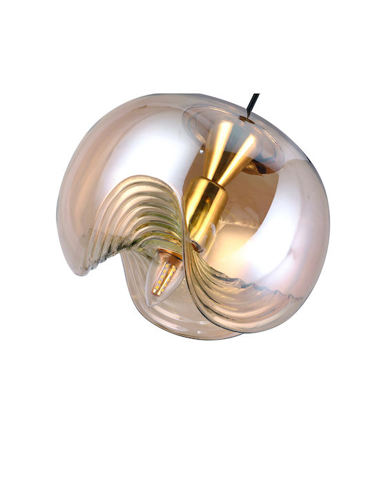 Agora Lighting Регулируема Висящо Осветително Тяло Cindy Топка с Цокъл E27 25x15x125см.