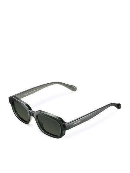 Meller Kobe Unisex Sunglasses with Green Plastic Frame and Green Polarized Lens KOB-FOGOLI