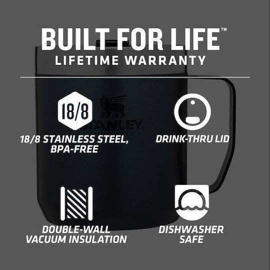 Stanley Classic Legendary Camp Mug 0.35l Hammertone Clay Hammertone Clay