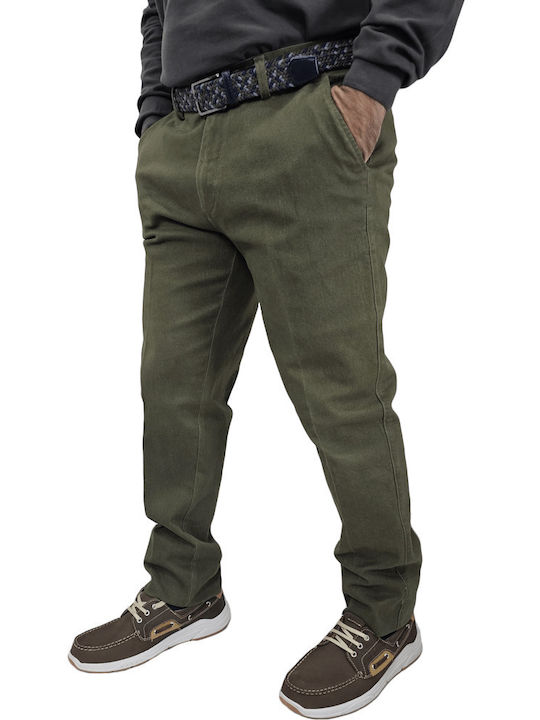 Trousers Chino in Regular Fit Olive