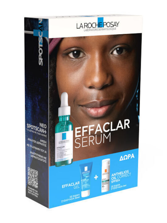 La Roche Posay Effaclar Ultra Concentrated Skin Care Set for against Acne 3pcs