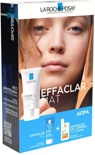 La Roche Posay Effaclar Mat Σετ Περιποίησης για Ενυδάτωση & Σύσφιξη 3τμχ