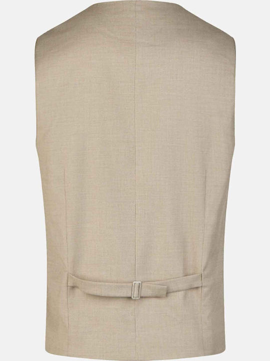 Herrenweste Beige