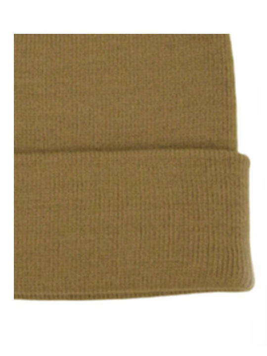 Beanie Beanie Knitted in Brown color