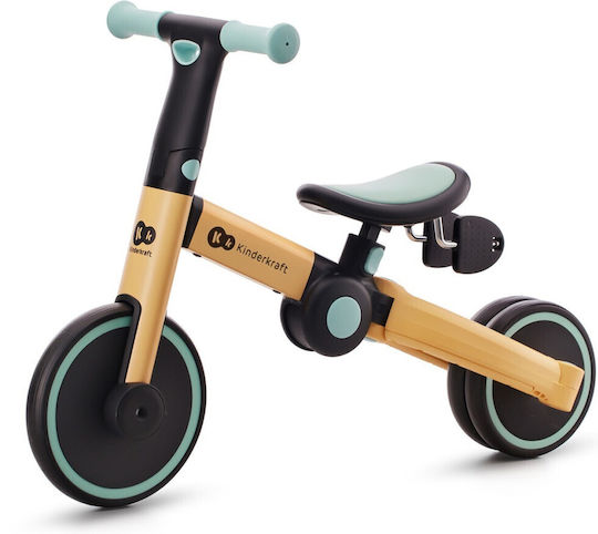 Kinderkraft 4 Trike Foldable & Convertible 3 in 1 for 1-5 Years Sunflower Blue