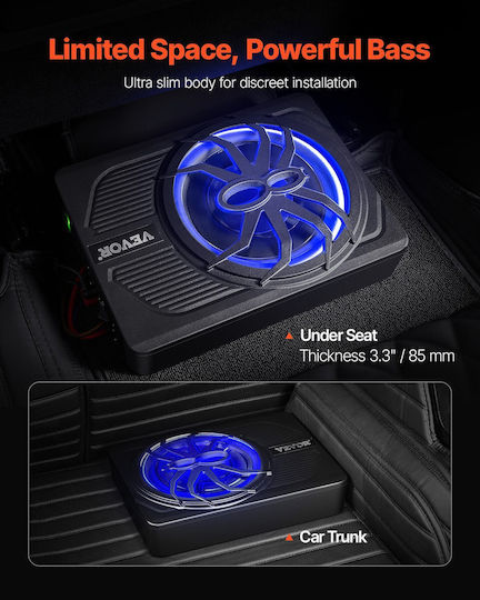 Vevor Subwoofer Αυτοκινήτου 10" 440W RMS