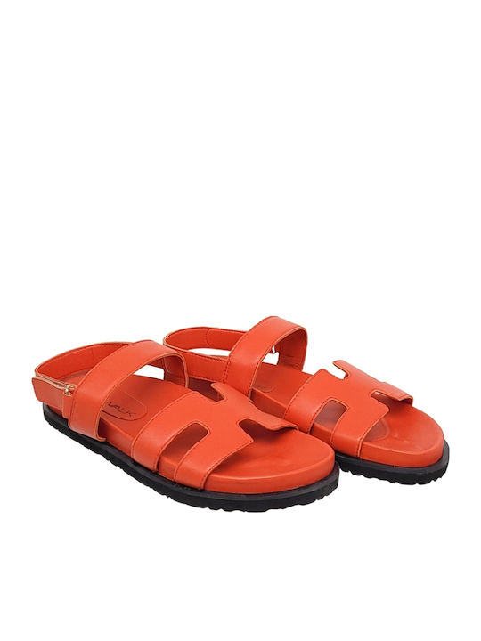Γυναικεία Σανδάλια Flatforms Πορτοκαλί