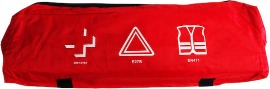 Autopataki Car Safety KTEO Set with Pharmacy Kit Fire Extinguisher Warning Triangle Reflective Vest & Gloves
