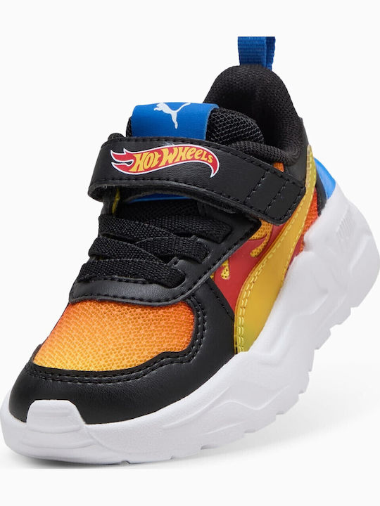 Trinity Lite Kids Sneakers with Scratch Black