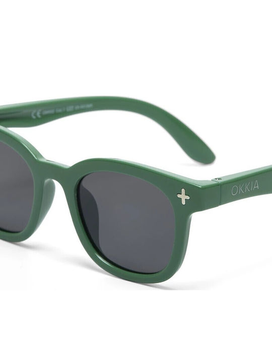 Okkia Orlando Kids Sunglasses Green For 6-10 Years