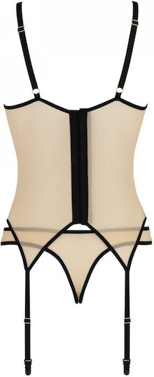 Denerys Corset Beige XXL XXXL Lingerie