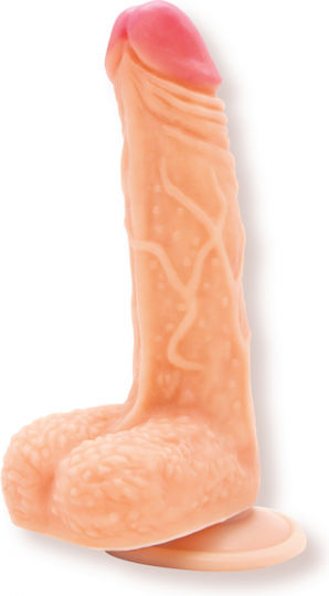 Dildo με Όρχεις Ροζ