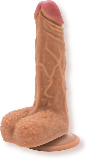 Dildo με Βεντούζα Ροζ 15cm