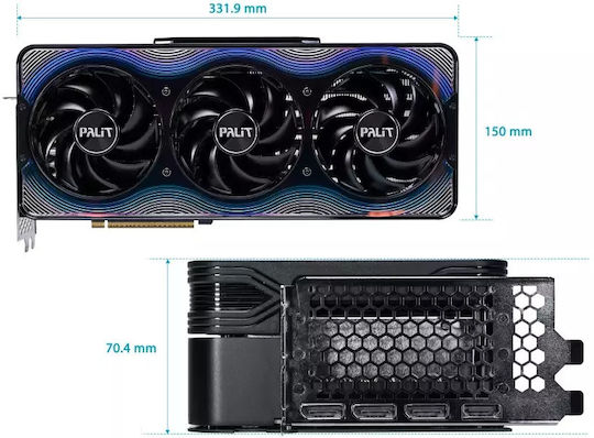 Palit GeForce RTX 5090 32GB GDDR7 GameRock OC Κάρτα Γραφικών
