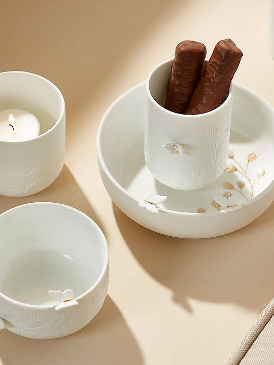 Raeder Decorative Bowl White 4cm