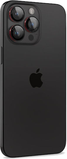 Spigen Optik Pro EZ Fit Протектор за камера Закалено стъкло Черен за iPhone 14 Pro / Pro Max / 15 Pro / Pro Max / 16 Pro / 16 Pro Max