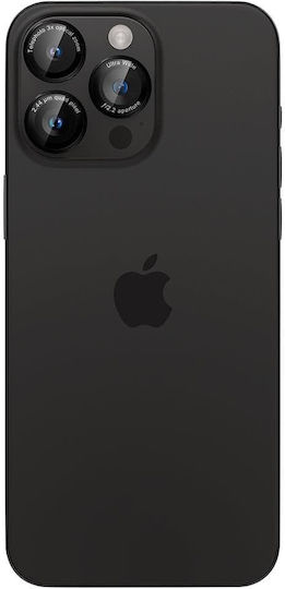 Spigen Optik Pro EZ Fit Протектор за камера Закалено стъкло Черен за iPhone 14 Pro / Pro Max / 15 Pro / Pro Max / 16 Pro / 16 Pro Max