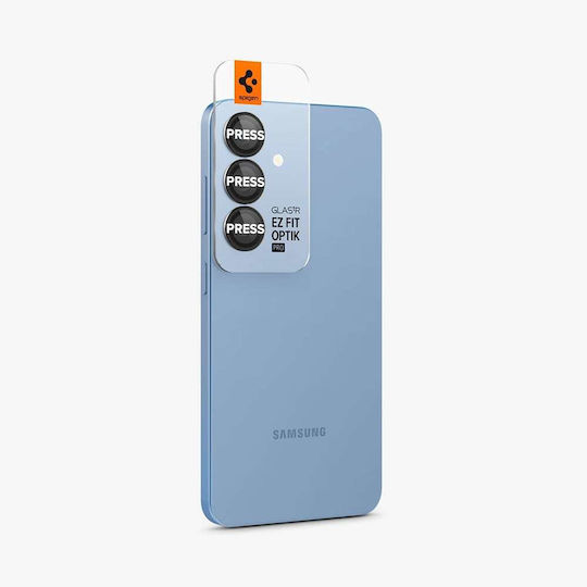 Spigen Optik Pro Προστασία Κάμερας Tempered Glass Μαύρο για το Samsung Galaxy S25+ Plus