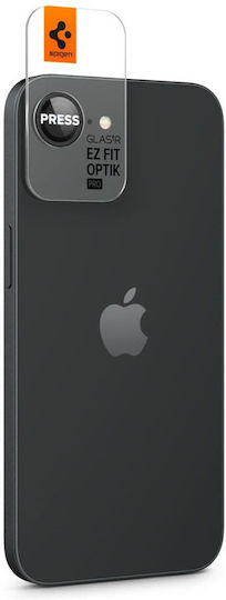Spigen Optik Pro EZ Fit Kameraschutz Gehärtetes Glas Black für das iPhone 16e