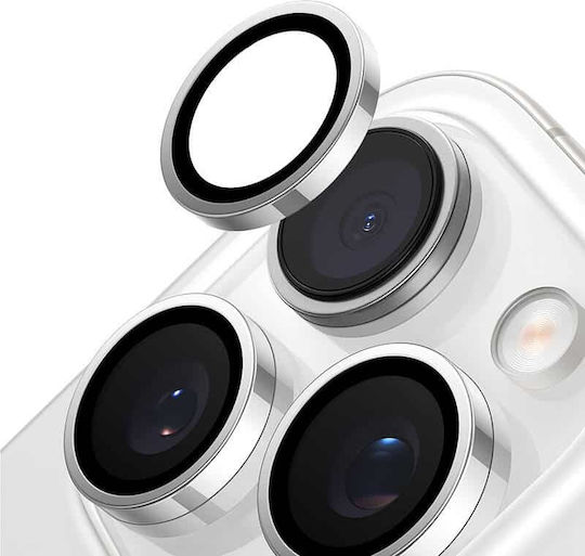 Torras Kameraschutz Gehärtetes Glas Gray für das iPhone 16 Pro Max