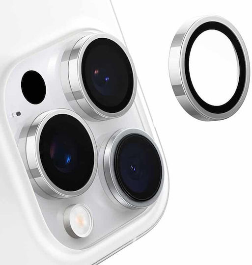 Torras Kameraschutz Gehärtetes Glas Gray für das iPhone 16 Pro