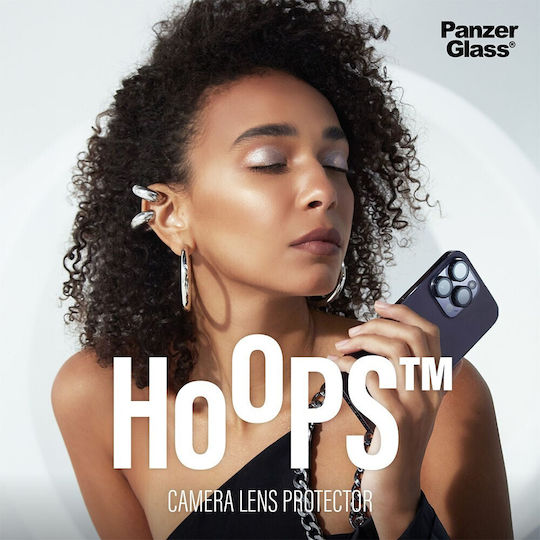 PanzerGlass Hoops Προστασία Κάμερας Tempered Glass Διάφανο για το iPhone 16 Pro, iPhone 16 Pro Max