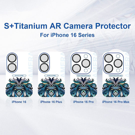 Lito Camera Protection Tempered Glass Black for the iPhone 16 Pro, iPhone 16 Pro Max
