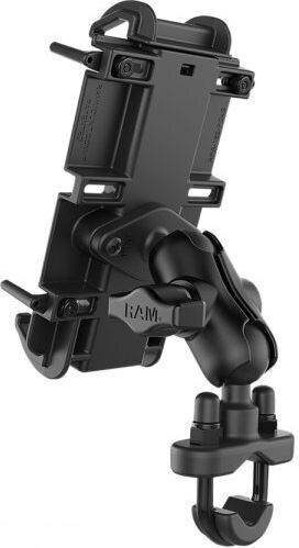 RAM Mount Quick Grip Βάση Κινητού Μοτοσυκλέτας με Ρυθμιζόμενο Βραχίονα για το Τιμόνι