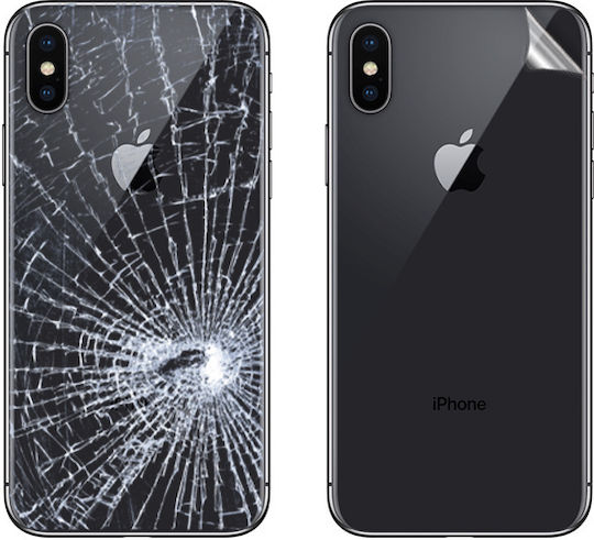 GrizzGlass SatinSkin Back Cover Protection σε Διάφανο χρώμα
