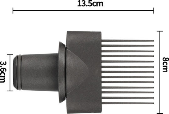 Τύπου Dyson Hair Dryer Wide Tooth Comb Smoothing Nozzle Hair Styler Tool
