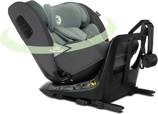 Lorelli Monza Детско Столче за Кола i-Размер с Isofix Черен 0-36 кг