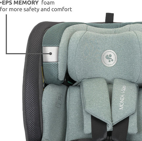 Lorelli Monza Детско Столче за Кола i-Размер с Isofix Черен 0-36 кг
