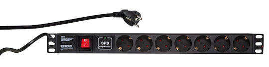 LogiLink Πολύπριζο Rack PDU7C01 1τμχ