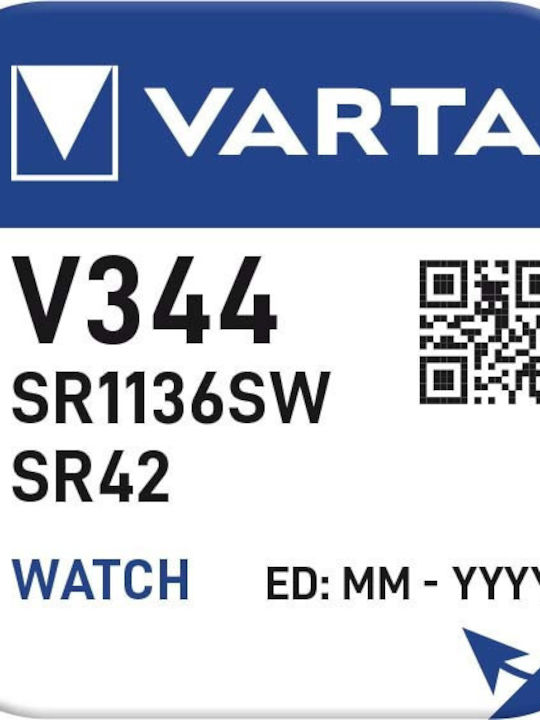 Varta Professional Electronics V344 Silver Oxide Watch Battery SR42 1.55V 1pcs