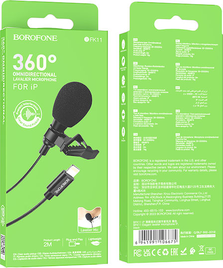 Borofone BFK11 Elegant Lightning Microphone Lightning Flyout for Vocals