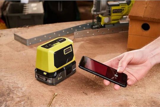 Ryobi RBTM18-0 ONE+ Boxă Bluetooth 5W Yellow Black